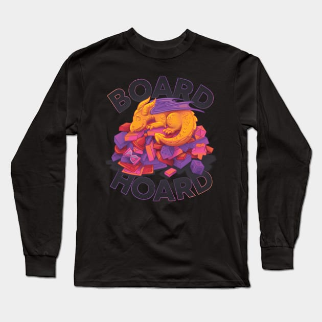 Board Hoard Long Sleeve T-Shirt by polliadesign